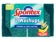 Spontex Washups Sponge Scourers x 2